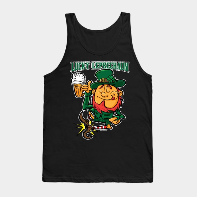 Lucky Leprechaun Tank Top by eShirtLabs